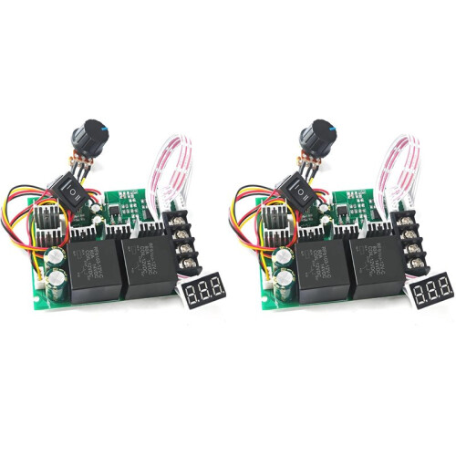 2X PWM  Motor Speed Controller 12V-48V/40A, Forward-Reverse , LED Display & Adjustable Potentiometer