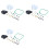 3X Carburetor Repair Kit for  2-Stroke 9.9-18HP Outboard 3G2-03100 1