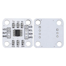 Módulo Sensor de Medición de Ángulo de Inducción Magnética AS5600, Codificador Magnético, 12 Bits, Alta Precisión, con Imán (24 Unidades)