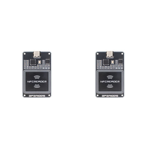 2X PCR532 NFC Reader IC Card Reader Writer IC Card Replicator for Mobile Phone Bracelet Simulates Elevator Door Access