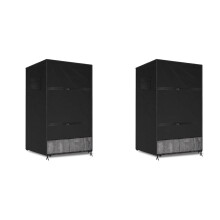 2X Outdoor Refrigerator Cover, Waterproof Upright Upright Freezers Cover, Beverage Beer Refrigerator Cover
