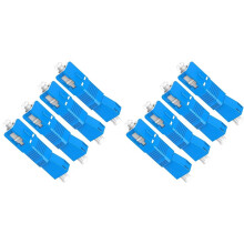 8x SC Male to LC Female Fiber Optic Adapter,9/125um SC/UPC Male to LC/UPC Female Adapter Connector