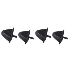 4x 4155A017 Car Rear Suspension Upper Arm Bump Stopper for Pajero Montero MK4 2006-2020 V87 V93 V95 V96 V97