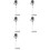 5X for  A1/A1  3D Printer Hotend Heating Assembly Hotend Heating Components 1