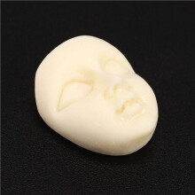 100 Pièces Masques Masque de Résine Cabochon à Dos Plat Beige Visage Fille à Dos Plat Album Diy Nœuds de Papillon de Cheveux Fabrication