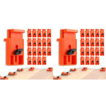 40-Pack Flooring Spacers, Inch Metric Adjustment Range 1/4 to 1 Inch, 6 to 25mm, Laminate Wood Flooring Tools