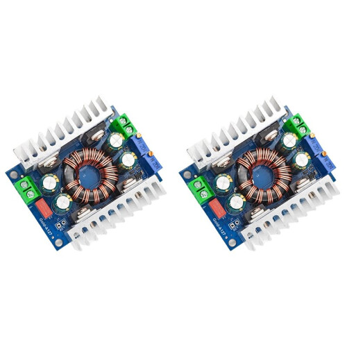 2X  5-30V to 1.25-30V 8A Automatic Step /Down Converter Boost/Buck Voltage Regulator Module Charger Power Converter