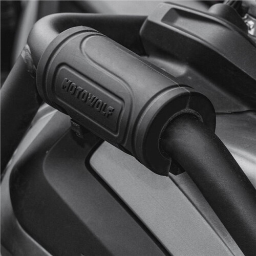 4x MOTOWOLF Motorcycle 25mm Engine Guard Fall Prevention  Protected Block Crash Bar Bumper Protector Decorative