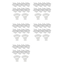 40PCS Solar Panel Mounting Bracket Kits Roof Z-Style Bracket Photovoltaic Panel Z-Bracket Stand for Car Boat RV Yacht A