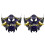 2X Halloween Japanese Samurai  Devil Mask Halloween Devil  Role Playing Horror Devil  Thick Mask 2
