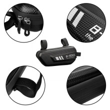 2X Waterproof Hard Shell Motorcycle Side Bag Capacity Bike Frame Bag Portable Triangle Bag Cycling Equipment Right