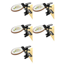 5X Metal Embroidery Hoop Holder - 360 Rotated Adjustable Table Clamp Stand Clip,Tabletop Clamp for DIY