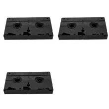 3X VCR  Cleaning Kit for VHS Video  Tape Wet Type Cleaner No Damage Cleaning