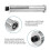 2X M14 Thread Satin Roller Satin Attachment Extension for Angle Grinder Adapter Roller Grinders Cutting Disc 3