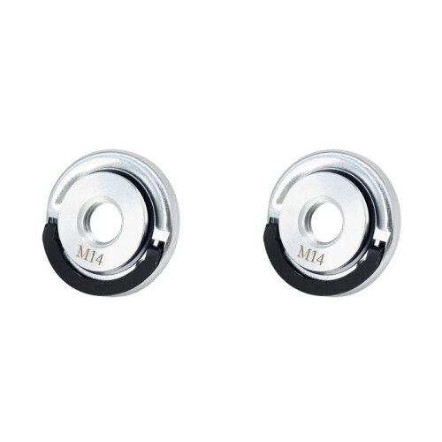 2X M14 Self-Locking Pressure Plate for Angle Grinder Tool-Free Quick Release Carbon Steel Rust-Proof No Wrench Needed