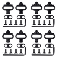 8X MTB Cleats for SH51 SPD Multi-Release Pedal Clips for Mountain Bike Shoes Cycling Bicycle Accessories Set