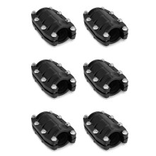 6X Pipe Repair Clamp 3/4 Inch, Water Pipe Leak Repair Clamp, Pipe Repair Kit, Suitable for Outer Diameter 20mm Pipes