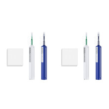 2 Set 2.5mm Fiber Optic Cleaning Pen SC/FC/ST 1.25mm LC/MU One-Click Cleaning Fiber Cleaner Optical Fiber Connector