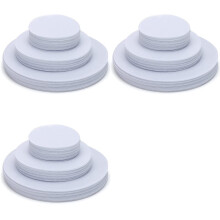 Plate Separators Storage,180pcs Thick Soft Plate Dividers for China, Dish, Coffee Saucers Protecting and Stacking A