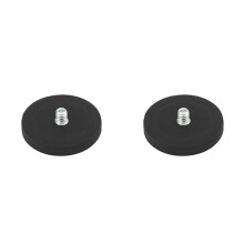 2X Magnetic Suction Bracket Base 1/4 Inch Screw Threaded Hole Action Camera Holder Camera Photography Accessories