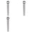 3X Sparkly Rhinestone Simulation Microphone Props Fake Microphone for Home Bar Ornaments Singing Practice Silver 1