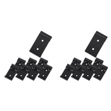 20Pcs Din Rail Mount Clip Snap in Universal Mounting Brackets Fixed Clamp,Relay Clip for 35mm Din Rail Switches 1.02Inch