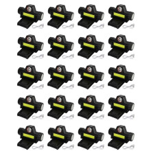 20X Lampe Frontale Rechargeable pour Casque de Soudage, Lampe Frontale Polyvalente avec Support de Montage, Gradation Automatique, Phare Puissant