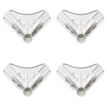 4X Plastic Tee Adapter for Home Pool Bracket Parts Pool Frame Corner Support Replacement Part