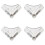 4X Plastic Tee Adapter for  Home Pool Bracket Parts Pool Frame Corner Support Replacement Part 1