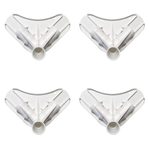 4X Plastic Tee Adapter for  Home Pool Bracket Parts Pool Frame Corner Support Replacement Part