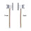 2X 3D Printer Accessories for Kobra 3 Combo Strain Gauge Sensor Auto Bed Leveling Sensor Hotend Mounting Block 1