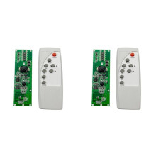 2X 3.2V 3.7V Automatic Control Lamp Board with Remote Control Solar LED Driver Board Human Body Induction A