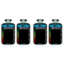 4-Pack Propane Tank Gauge Level Indicator, Reusable Fuel Level Stickers for BBQ, Camping, Home Kitchen
