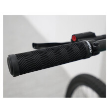 4X MOTSUV Bicycle Handlebar Grips Rubber Soft Mountain Bike Grips Dustproof Handlebar Protect Cover Bicycle Grips Black