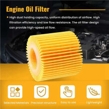 60Pcs Engine Oil Filter Elements for C-HR 2.0L Vibe Prius 1.8L Filters 04152YZZA6 04152-37010