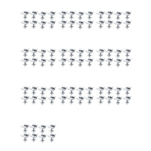 80Pack Solar Panel Mounting Brackets, Solar Panel End Clamps, Centre Clamps, for PV Solar Panel Solar Module 30mm