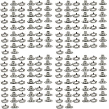 100 Sets Marine Grade Twist Lock Fasteners Turn Button Eyelet and Stud, for Canvas Fastener Turn Buttons