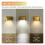 2X LED Intelligent Keyhole Light Lamp Door Lock Sensor Lamp - Battery Operated Auto Sensor Motion Detector with 4 LED 6