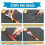 Toolbox EPE Foam, Cuttable Polyurethane Foam Sheets,Toolbox Organization & Shock-Absorbing Foam 400x330x25mm,4PCS 8