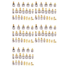 100X Kits de Conectores Tipo SMA para SMA BNC N F UHF Adaptador RF 20 Tipo, SMA Fêmea para F Macho, SMA Fêmea para F Fêmea