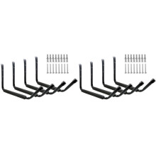 8X Wall Mount Garage Kayak Storage Hook Light Weight Scratch-Resistant Canoe Hangers Kayak Rack