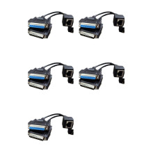 10x ILDA to RJ45 Signal Wire DB25 Male and Female ILDA to Network Cable