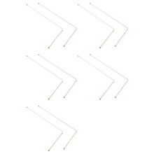 Copper Dowsing Rods - 99.9% Pure Copper 10PCS Divining Rods Water Witching Detector