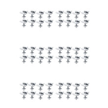 48Pack Solar Panel Mounting Brackets, Solar Panel End Clamps, Centre Clamps, for PV Solar Panel Solar Module 30mm