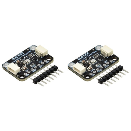 2X BME688 Environmental Sensor Module Temperature/Humidity/Pressure/Gas AI Intelligent I2C