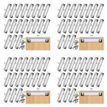 Pack of 80 Clipboard Clips 12cm Fittable Metal Cardboard Clip Hooks for Office, Project Use