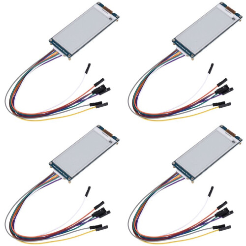 4X Waveshare 2.9 Inch E-Ink Display Local Refresh 296X128 Resolution SPI Communication Interface for