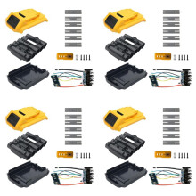 4X Battery Case Replacement , Battery Replacement Parts 18V/20V2.0ah 3ah 4.0ah Battery Cover Shell, Repair Kit Part
