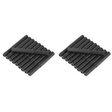 20 Pièces Séries Club de en Fiber de Carbone 0.55 Pouce Kit de Tiges D'Extension Bout à Bout Bâton Arbre Putter Accessoires de