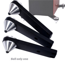 4X Suporte de Pé para Subwoofer com Ponta À Prova de Choque, Estabilidade e Qualidade de Som Aprimoradas para Equipamentos de Áudio